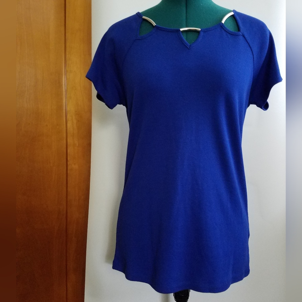 NWOT Rafaella Studio Short Sleeve Top, Size SP